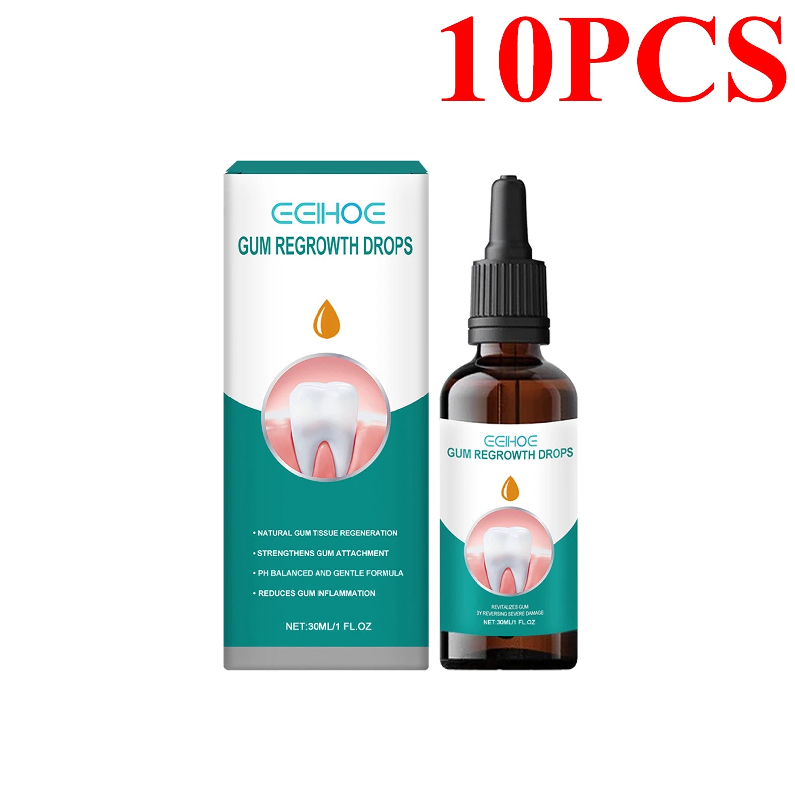 Gingival Repair Drops Quickly Repair of Cavities Caries Teeth Whiten Remove Yellow Plaque Stains Relieve Gums Decay Toothpaste